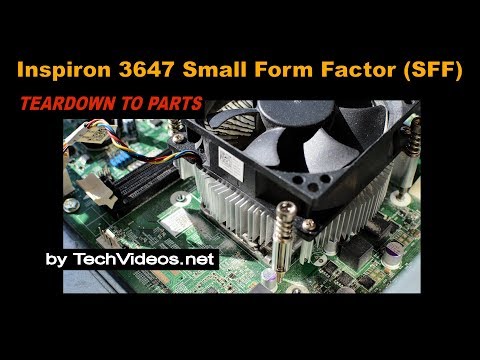 Dell Inspiron 3647 Small Form Factor (SFF) Teardown to Parts