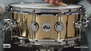 Video thumbnail for DW 14x5.5 Collector's Series Bell Brass Snare Drum (DRVN5514SPC) by Memphis Drum Shop