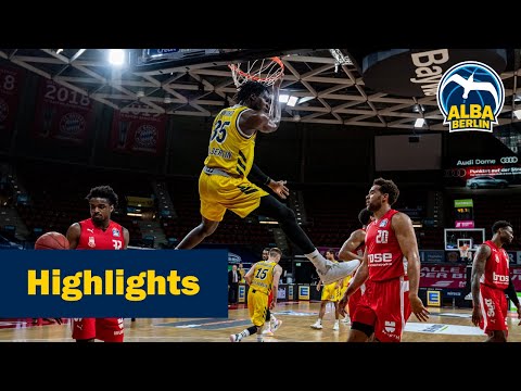 Highlights: ALBA gewinnt intensives zweites Turnierspiel gegen Bamberg