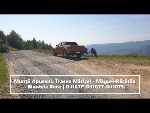 Munții Apuseni. Traseu Mărișel - Măguri-Răcătău - Muntele Rece / DJ107P-DJ107T-DJ107S.