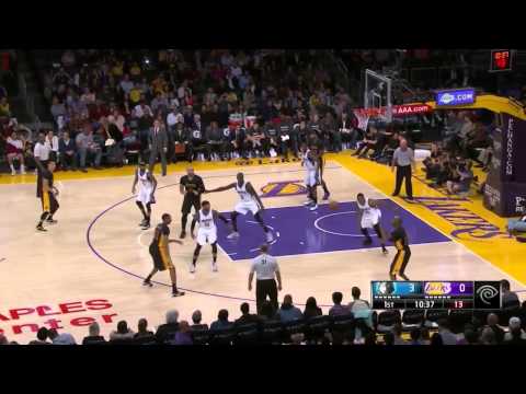 Kobe Bryant Nails a Jumper   Timberwolves vs Lakers   November 28, 2014   NBA 2014 15 Season