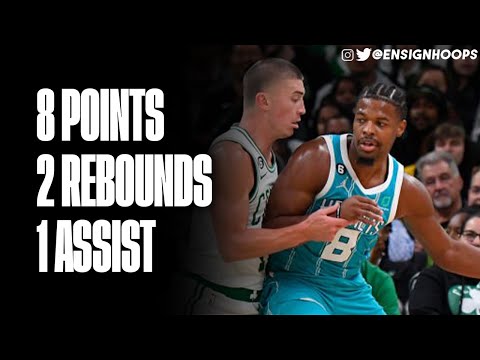 Dennis Smith Jr. Charlotte Hornets Debut vs Boston Celtics | Highlights | October 2, 2022