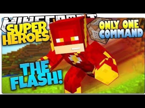 Unlimited Powers with One Command! The Flash in Minecraft