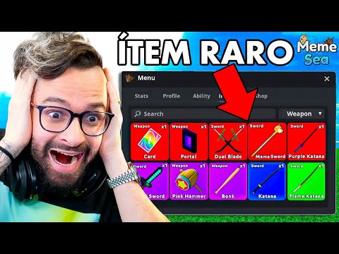 (0.05% de chance) O ITEM MAIS RARO DO MEME SEA 🤣