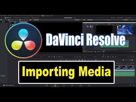 DaVinci Resolve 15 Tutorial - Importing Media How To