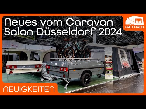 Caravan Salon Düsseldorf 2024: Neue Zeltanhänger & Zubehör-Highlights