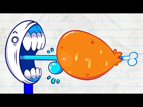 "The Bark of War" Pencilmate’s Out of Control! | Pencilmation Cartoons!