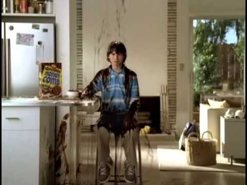 Chocolate Honey Comb Cereal commercial