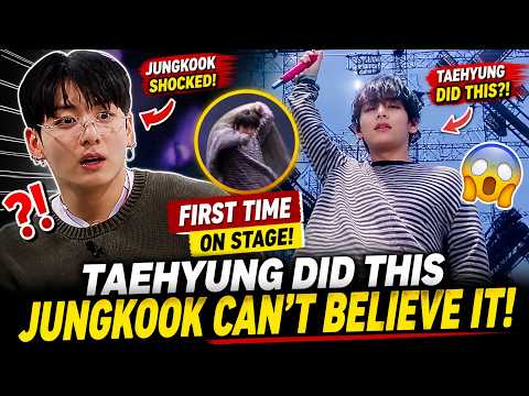 Jungkook SHOCKED! Taehyung Does THIS on El Paso Stage for the First Time Ever 😱