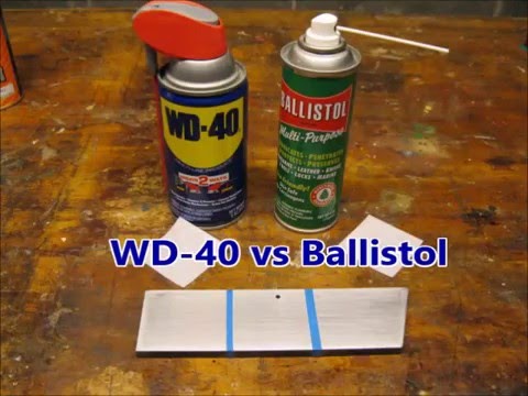 WD-40 vs Ballistol - Corrosion Inhibitor Comparison