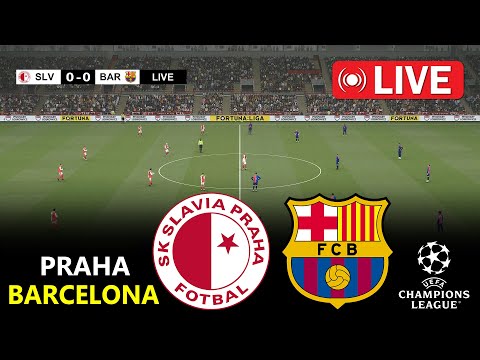 Slavia Prague vs Barcelona | Champions League 2025/26 | PES 21 Simulation Gameplay