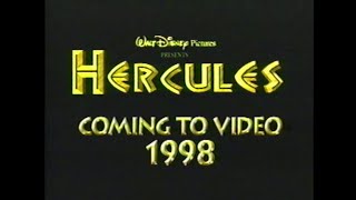 Hercules - 1998 VHS Trailer