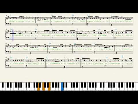 Bad Bunny — Dakiti (Partitura para piano)