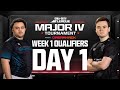 Call Of Duty League Major IV Qualifiers Week 1 Day 1