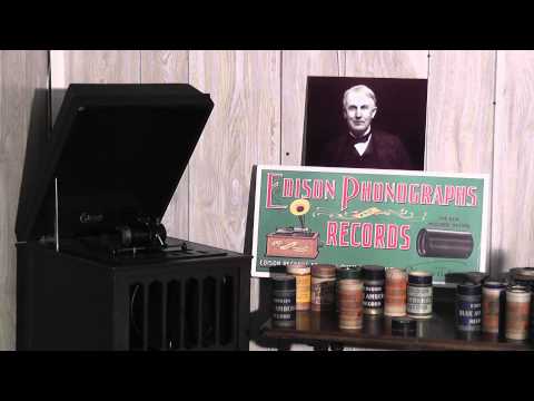 Edison blue amberol cylinder 4134 - Our Director March by Conway's Band