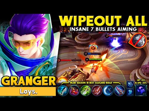 100% Deleted! S20 Granger Best Build ML 2021 | Granger Agent Z Skin Brutal Gameplay by Loys MLBB