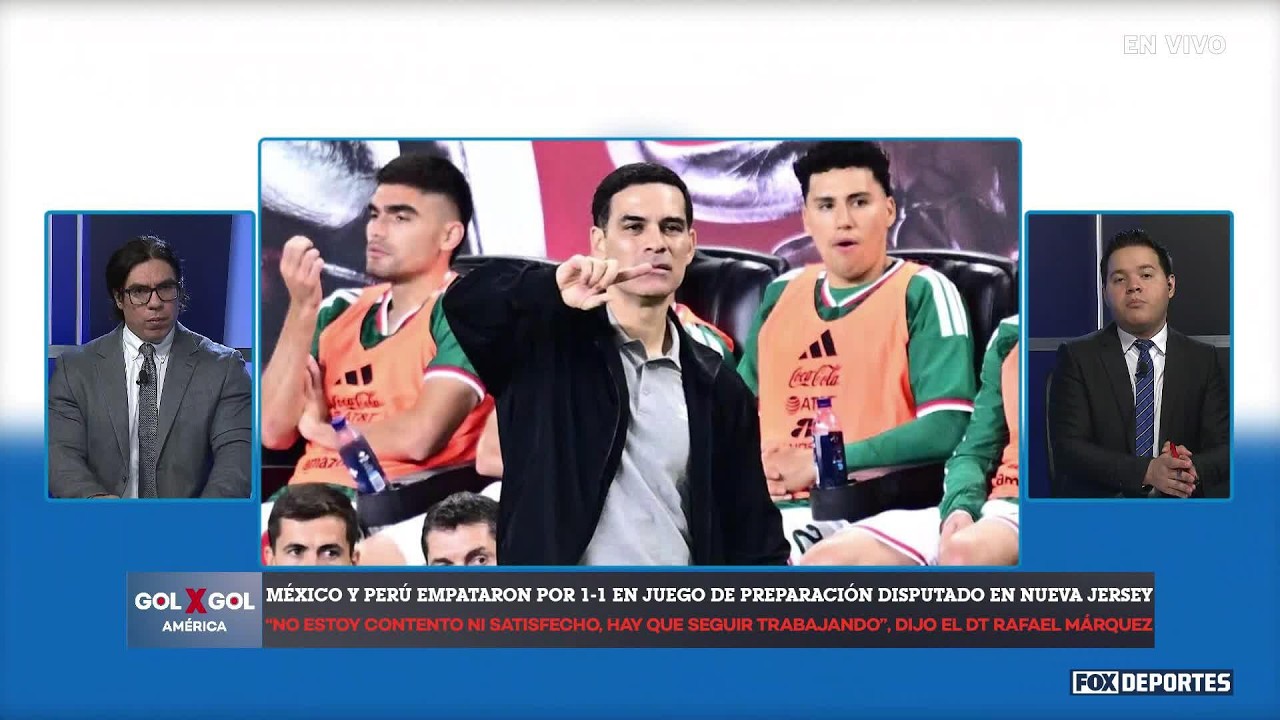 MÉXICO 1-1 PERÚ | Empate de la Selección Mexicana con rotaciones de Rafa Márquez | GolXGol
