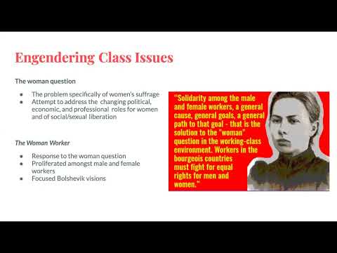 Nadezhda Krupskaya's influence on the Bolsheviks’ Feminism - Guest lecture PO101