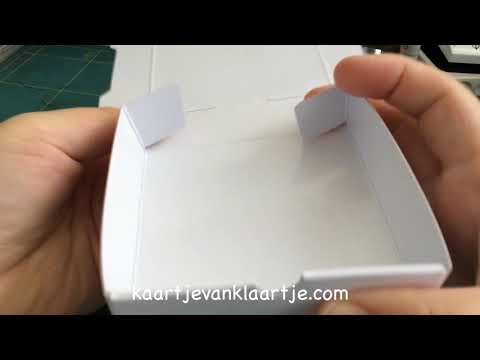 How to fold a Stampin' Up! Pizzabox