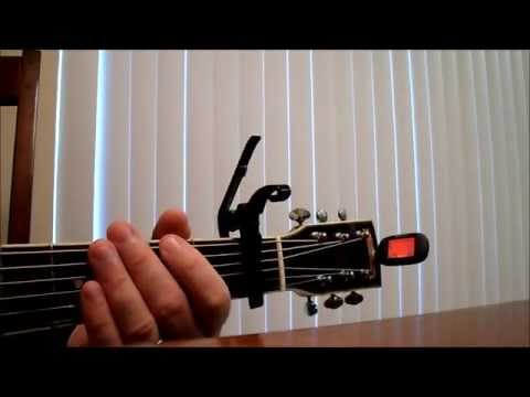 How to tune half-step down to E-Flat / E Flat (Eb) using a Digital Chromatic Tuner
