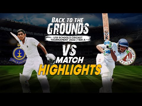 HIGHLIGHTS – Thurstan College v Zahira College - U19 Cricket Tournament 2022 | Tier B