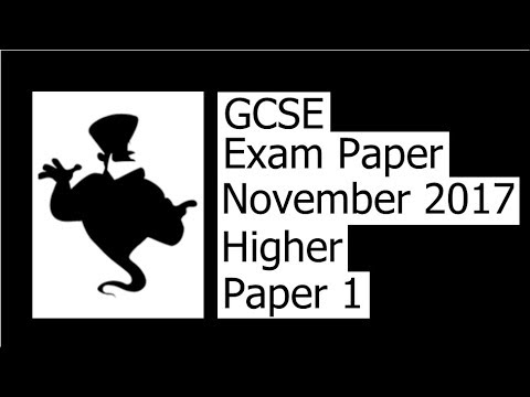 November 2017 1H Exam Paper Walkthrough