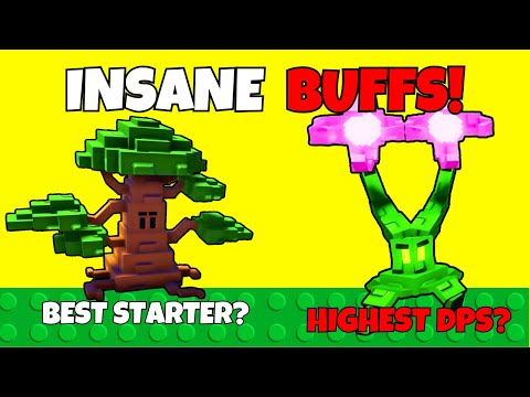 These Units Have Been BUFFED - UNEXPECTED NEW BEST STARTER In Garden Tower Defense?