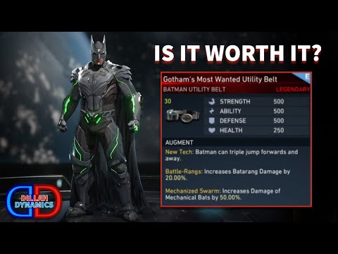 I FINALLY Unlocked Batman's LEGENDARY Gear! Was It Worth The Grind?