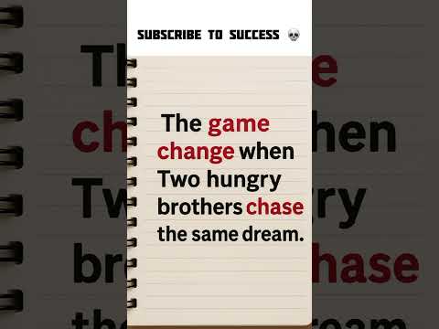 "When Two Hungry Brothers Chase the Same Dream… Everything Changes 🥶🔥 #shorts"