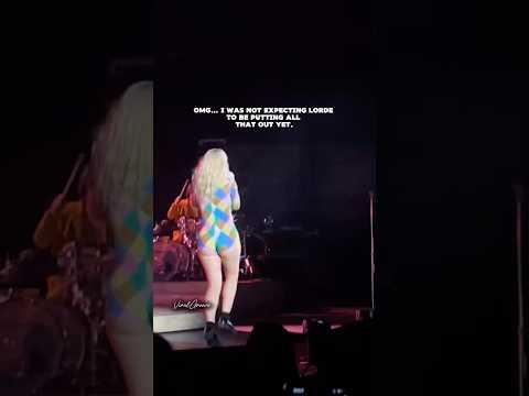 Is This Lorde’s Boldest Look EVER?! 😳🔥#lorde #shorts