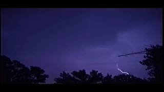 preview picture of video 'Slow Motion lightning from July 9th/10th'