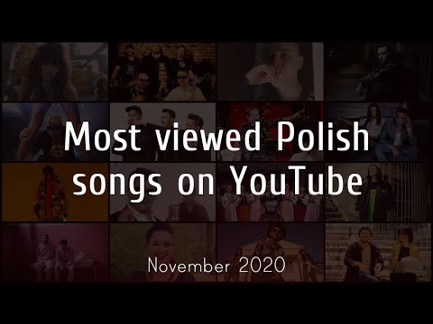Most Viewed Polish Songs on YouTube - November 2020