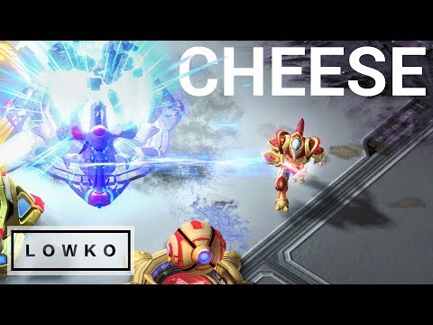 StarCraft 2: ZERG CHEESE vs PROTOSS CHEESE!