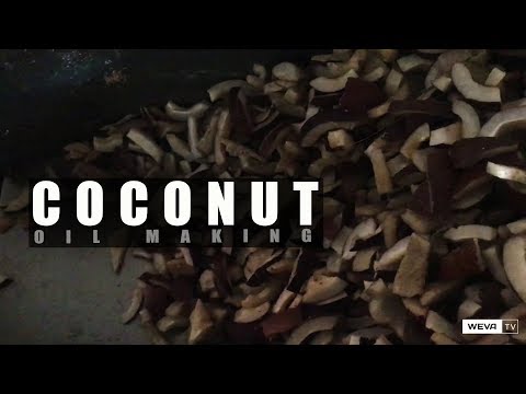 Extracting Coconut Oil from Dried Copra
