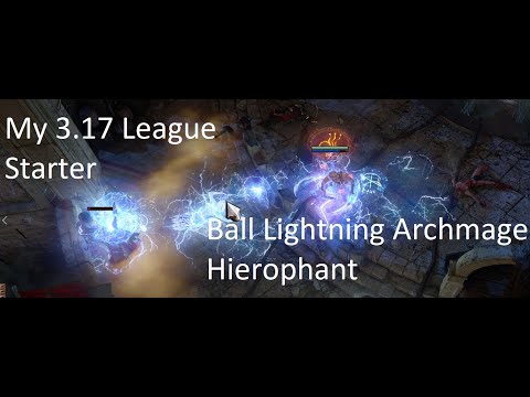 3.17 Archnemesis | My league Starter Ball Lightning Archmage Hierophant