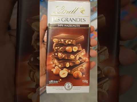 Lindt Les Gandes 34% Hazelnuts Dark Chocolate 🍫