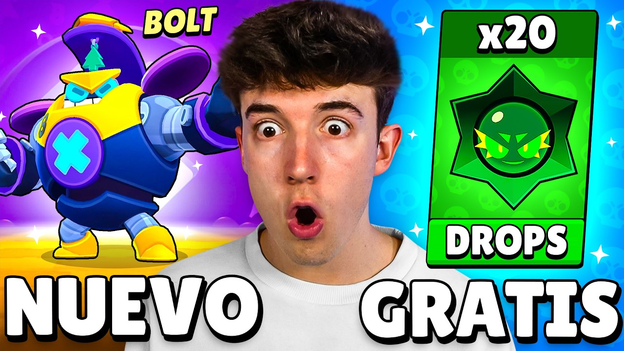 COMPRO a BOLT Y ABRO 20 DROPS CAOTICOS *GRATIS* en BRAWL STARS