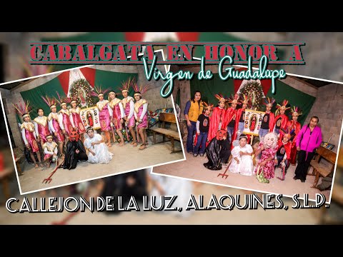 🎥2️⃣Cabalgata en honor a la Virgen de Guadalupe desde Callejon de la Luz, Alaquines, S.L.P. 13/12/23