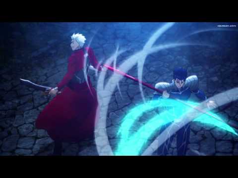 FSN UBW [AMV] Lancer vs Archer All Fights - Riot ♫