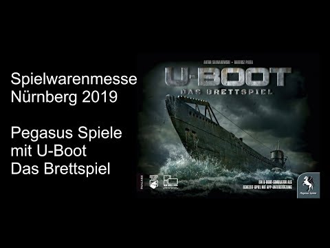 Nürnberger Spielwarenmesse 2019 - Pegasus Spiele mit U-Boot Das Brettspiel