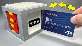 How to Make a LEGO Safe with Key Card - LEGO Safe Tutorial