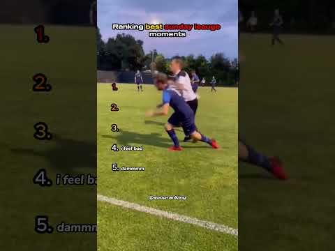 RANKING BEST SUNDAY LEAUGE MOMENTS #shorts