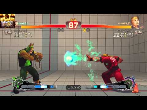 USF4 online PS4: Dan vs K Omega (Cody)