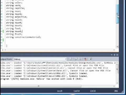 Visual C++ 2010 Express - Debugging