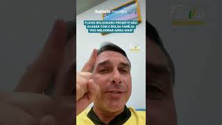 FLÁVIO BOLSONARO PROMETE NÃO ACABAR COM O BOLSA FAMÍLIA: 'VOU MELHORAR AINDA MAIS'