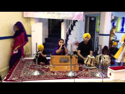 Kirtan,Muul Mantar Paath by Mannat n Shabbad  on Birthday of Guru Nank Dev Ji at Gurudwara Sahib Hk
