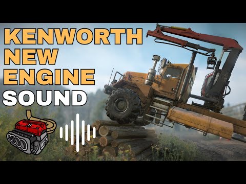 NEW Engine Sound Kenworth 963  - SOUND ON!!!