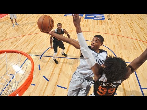 Dennis Smith Jr (25/4/8) vs Josh Jackson (15/2/9) - (2017 Summer League) - On Fire!