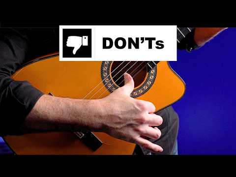 5 Triplet Rasgueo Things NOT To Do | Guitar Tutorial for Classical and Flamenco Guitar