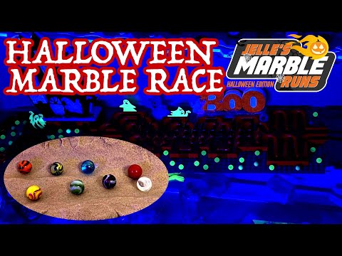Halloween Marble Race 4 - Jelle's Marble Runs